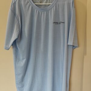 Sleek Light Blue Men's Tee